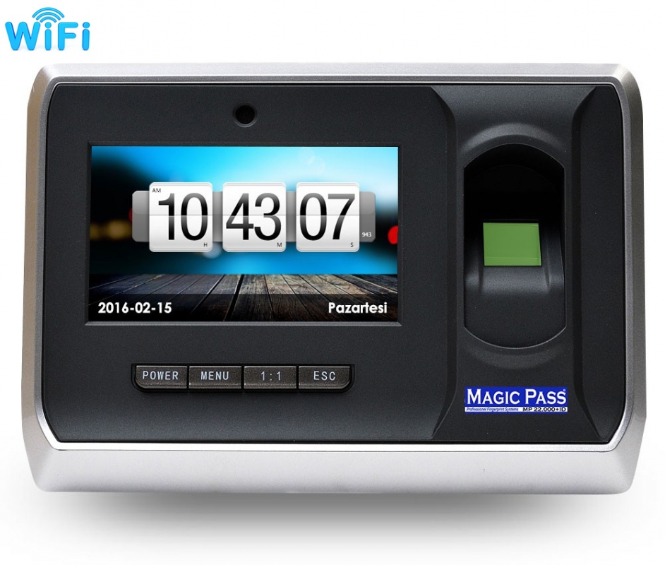 Magic Pass 22000 ID Kameralı Parmak İzi Okuma Sistemi